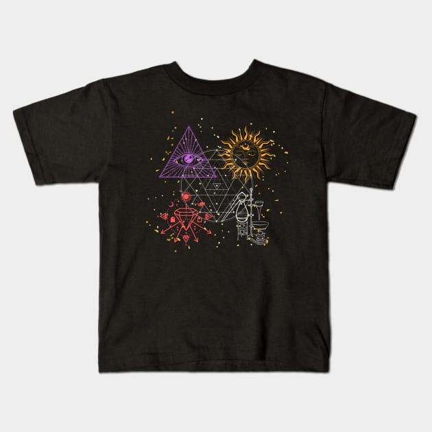 Philosopher's Stone Kids T-Shirt by tmbakerdesigns